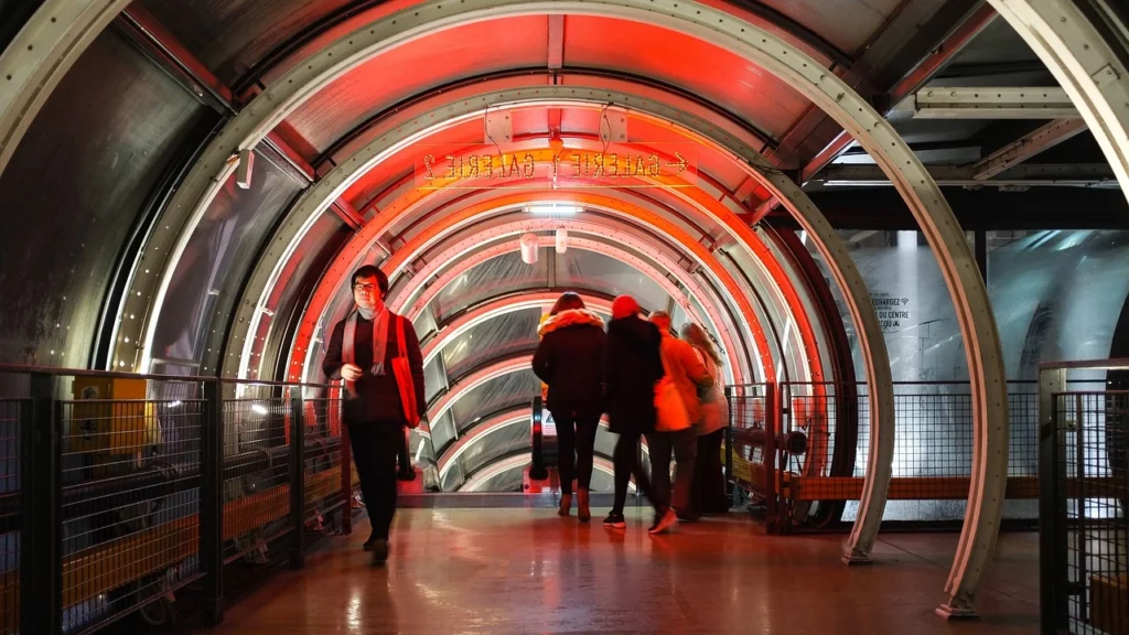 Pompidou stairs